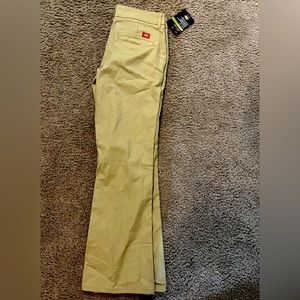 Dickies slim fit boot cut twill pants